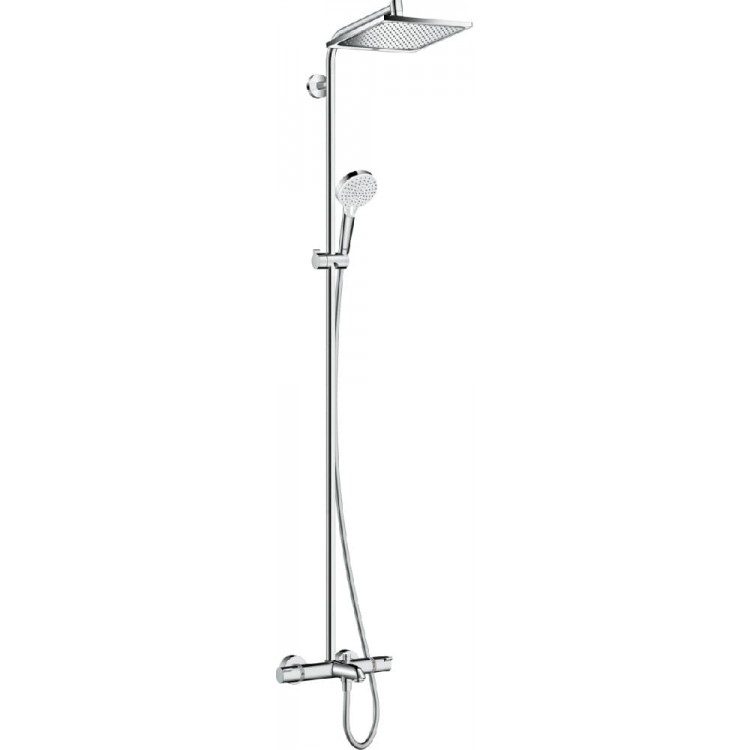 Душевая система наружного монтажа Hansgrohe Crometta E 240 27298000 Душевая система наружного монтажа Hansgrohe Crometta E 240 27298000